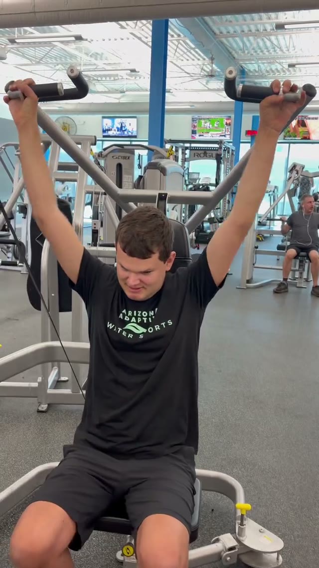 A workout at the gym