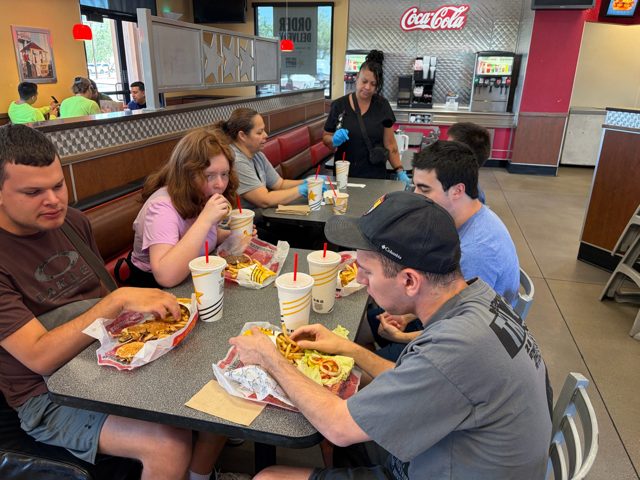 Lunch out with friends