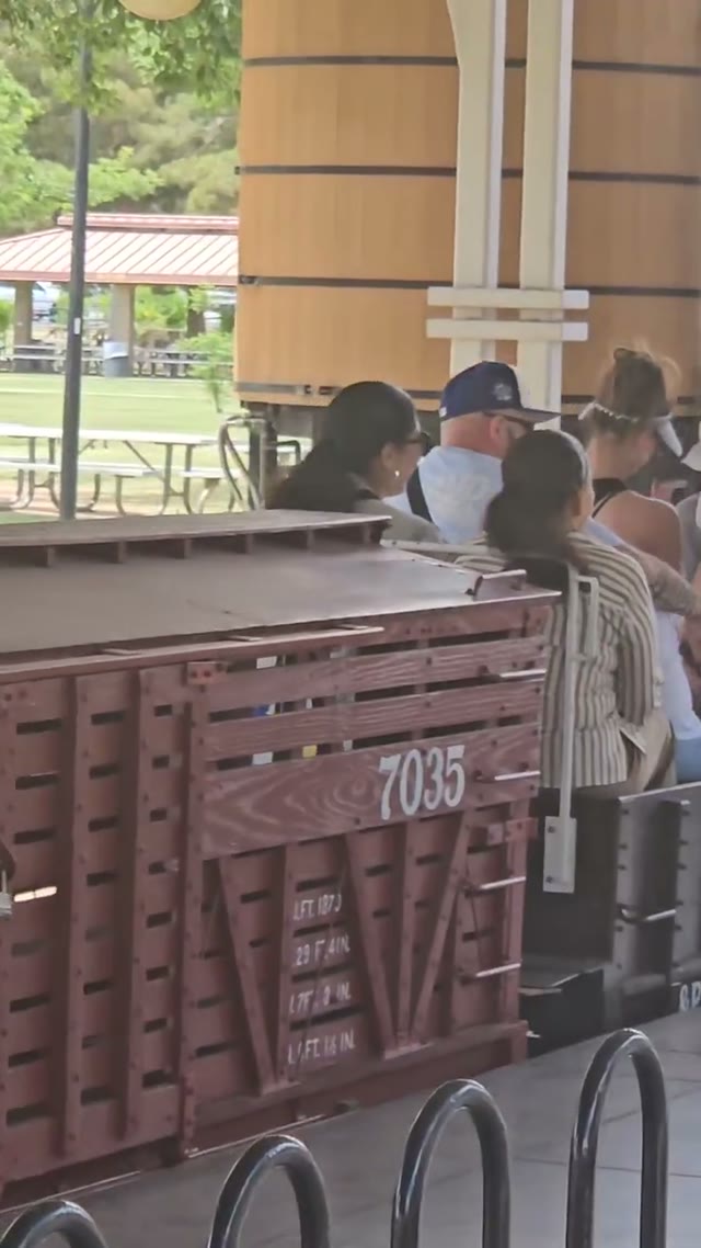 A ride on the park train