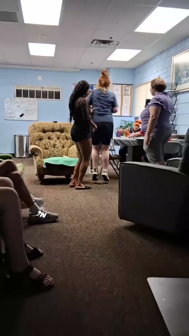 An indoor group activity