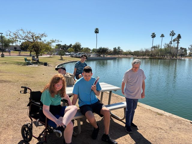 A picnic beside the lake