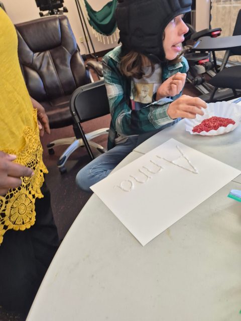 Adding color to a painting