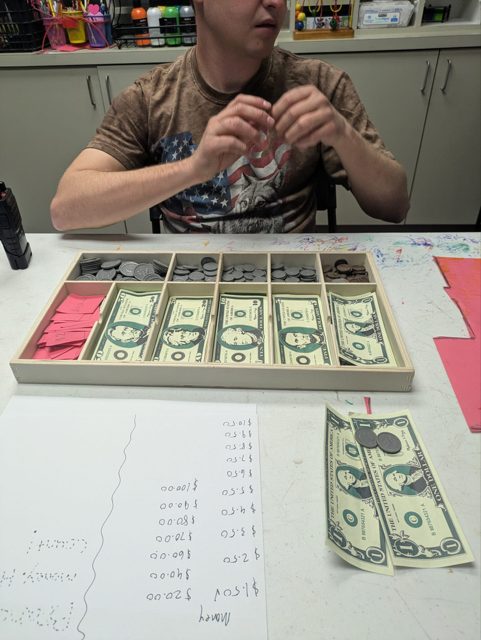 Practicing with play money