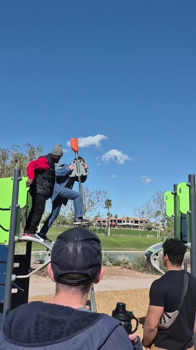 Exploring the playground